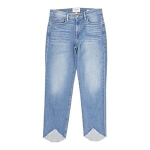 Frame Denim Nouveau Straight Jeans in Wellfleet Wash